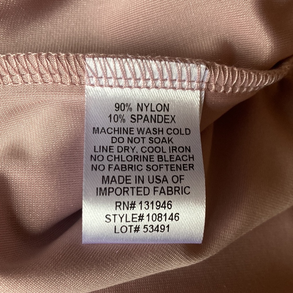 Beautiful Jude Conally rose color, soft velveteen dress - Picture 14 of 16